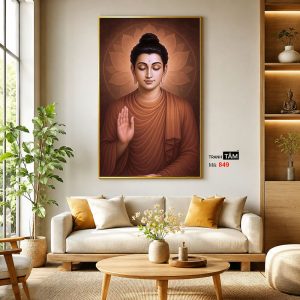 Phật Thích Ca Mâu Ni | Tranh hộp đèn cao cấp | Mã tranh 849 | Tranh TÂM - Ảnh 3