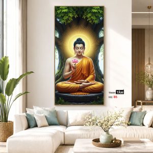Phật Thích Ca Mâu Ni | Tranh hộp đèn cao cấp | Mã tranh 85 | Tranh TÂM - Ảnh 5