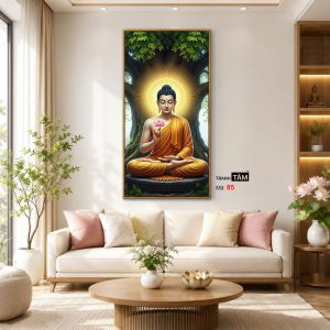 Phật Thích Ca Mâu Ni | Tranh hộp đèn cao cấp | Mã tranh 85 | Tranh TÂM - Ảnh 3