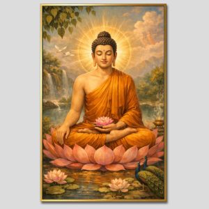 Phật Thích Ca Mâu Ni | Tranh hộp đèn cao cấp | Mã tranh 850 | Tranh TÂM