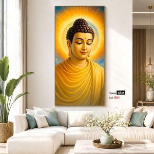 Phật Thích Ca Mâu Ni | Tranh hộp đèn cao cấp | Mã tranh 851 | Tranh TÂM - Ảnh 5