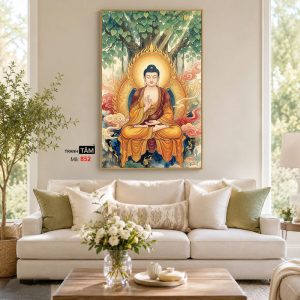 Phật Thích Ca Mâu Ni | Tranh hộp đèn cao cấp | Mã tranh 852 | Tranh TÂM - Ảnh 4