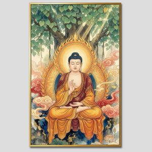 Phật Thích Ca Mâu Ni | Tranh hộp đèn cao cấp | Mã tranh 852 | Tranh TÂM