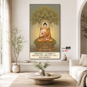 Phật Thích Ca Mâu Ni | Tranh hộp đèn cao cấp | Mã tranh 856 | Tranh TÂM - Ảnh 4