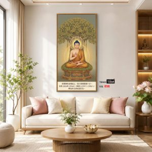 Phật Thích Ca Mâu Ni | Tranh hộp đèn cao cấp | Mã tranh 856 | Tranh TÂM - Ảnh 3