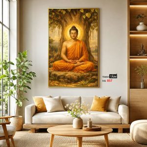 Phật Thích Ca Mâu Ni | Tranh hộp đèn cao cấp | Mã tranh 857 | Tranh TÂM - Ảnh 3