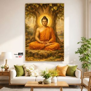 Alternative view of Phật Thích Ca Mâu Ni | Tranh hộp đèn cao cấp | Mã tranh 857 | Tranh TÂM
