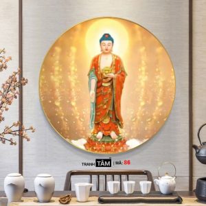 Alternative view of Phật A Di Đà | Tranh hộp đèn cao cấp | Mã tranh 86 | [tranhtam.com]