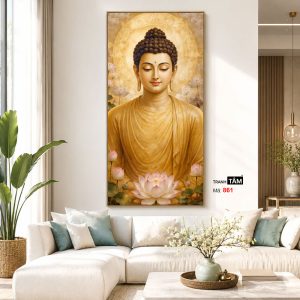 Phật Thích Ca Mâu Ni | Tranh hộp đèn cao cấp | Mã tranh 861 | Tranh TÂM - Ảnh 5
