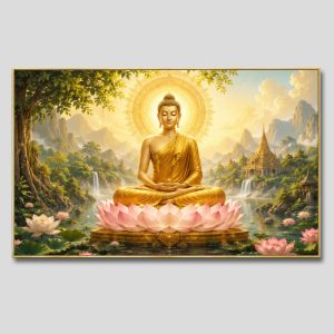 Phật Thích Ca Mâu Ni | Tranh hộp đèn cao cấp | Mã tranh 862 | Tranh TÂM