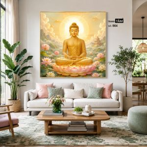 Phật Thích Ca Mâu Ni | Tranh hộp đèn cao cấp | Mã tranh 864 | Tranh TÂM - Ảnh 4
