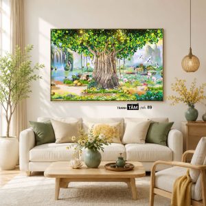 Cây bồ đề | Tranh hộp đèn cao cấp | Mã tranh 89 | [tranhtam.com] - Ảnh 4