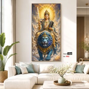 Văn Thù Sư Lợi Bồ Tát | Tranh hộp đèn cao cấp | Mã tranh 892 | Tranh TÂM - Ảnh 5