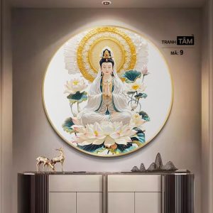 Quán Thế Âm Bồ Tát | Tranh hộp đèn cao cấp | Mã tranh 09 | Tranh TÂM - Ảnh 4