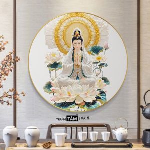 Quán Thế Âm Bồ Tát | Tranh hộp đèn cao cấp | Mã tranh 09 | Tranh TÂM - Ảnh 5