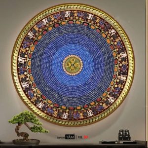 Alternative view of Tranh Mandala (Mạn-đà-la) | Tranh hộp đèn cao cấp | Mã tranh 90 | [tranhtam.com]