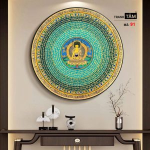 Tranh Mandala (Mạn-đà-la) | Tranh hộp đèn cao cấp | Mã tranh 91 | [tranhtam.com] - Ảnh 5