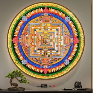 Alternative view of Tranh Mandala (Mạn-đà-la) | Tranh hộp đèn cao cấp | Mã tranh 92 | [tranhtam.com]