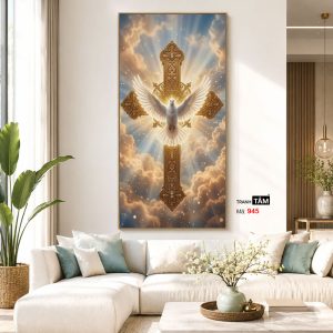 Chim bồ câu | Tranh hộp đèn cao cấp | Mã tranh 945 | Tranh TÂM - Ảnh 5
