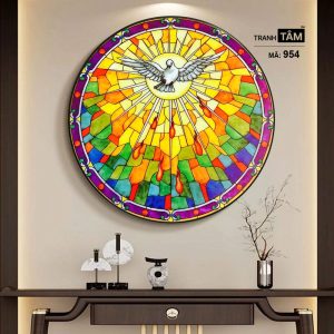 Chim bồ câu | Tranh hộp đèn cao cấp | Mã tranh 954  | Tranh TÂM - Ảnh 5