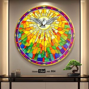 Chim bồ câu | Tranh hộp đèn cao cấp | Mã tranh 954  | Tranh TÂM - Ảnh 4
