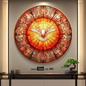Chim bồ câu | Tranh hộp đèn cao cấp | Mã tranh 963 | Tranh TÂM - Ảnh 4