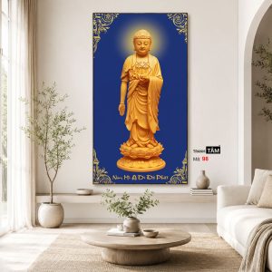 Phật A Di Đà | Tranh hộp đèn cao cấp | Mã tranh 98 | [tranhtam.com] - Ảnh 3