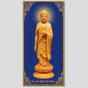 Phật A Di Đà | Tranh hộp đèn cao cấp | Mã tranh 98 | [tranhtam.com]