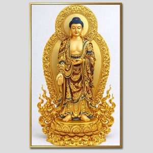 Phật A Di Đà | Tranh hộp đèn cao cấp | Mã tranh 1362 | Tranh TÂM