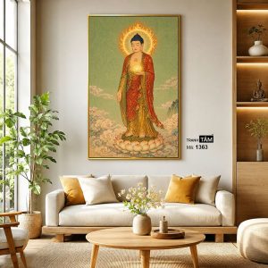 Phật A Di Đà | Tranh hộp đèn cao cấp | Mã tranh 1363 | Tranh TÂM - Ảnh 3