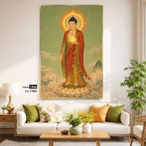 Alternative view of Phật A Di Đà | Tranh hộp đèn cao cấp | Mã tranh 1363 | Tranh TÂM