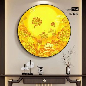 Hoa Sen | Tranh hộp đèn cao cấp | Mã tranh 1380 | Tranh TÂM - Ảnh 5