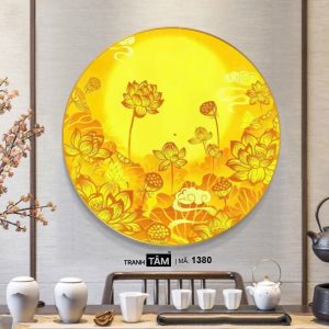Alternative view of Hoa Sen | Tranh hộp đèn cao cấp | Mã tranh 1380 | Tranh TÂM
