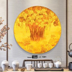 Alternative view of Cây bồ đề | Tranh hộp đèn cao cấp | Mã tranh 1381 | Tranh TÂM