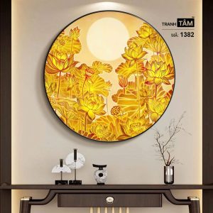 Hoa Sen | Tranh hộp đèn cao cấp | Mã tranh 1382 | Tranh TÂM - Ảnh 5