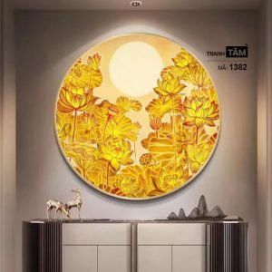 Hoa Sen | Tranh hộp đèn cao cấp | Mã tranh 1382 | Tranh TÂM - Ảnh 3