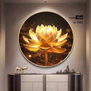 Hoa Sen | Tranh hộp đèn cao cấp | Mã tranh 1383 | Tranh TÂM - Ảnh 3