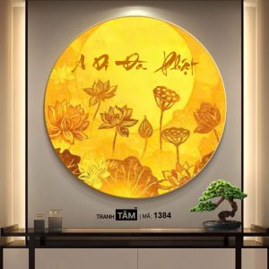 Hoa Sen | Tranh hộp đèn cao cấp | Mã tranh 1384 | Tranh TÂM - Ảnh 4