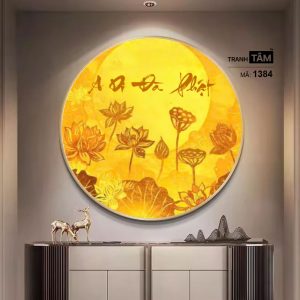 Hoa Sen | Tranh hộp đèn cao cấp | Mã tranh 1384 | Tranh TÂM - Ảnh 3