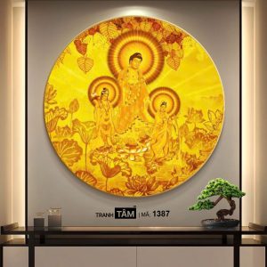 Tây phương tiếp dẫn | Tranh hộp đèn cao cấp | Mã tranh 1387 | Tranh TÂM - Ảnh 4