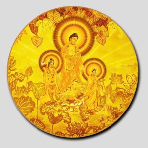 Tây phương tiếp dẫn | Tranh hộp đèn cao cấp | Mã tranh 1387 | Tranh TÂM