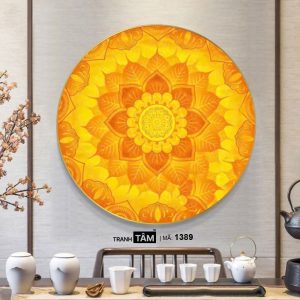 Alternative view of Cây bồ đề | Tranh hộp đèn cao cấp | Mã tranh 1389 | Tranh TÂM