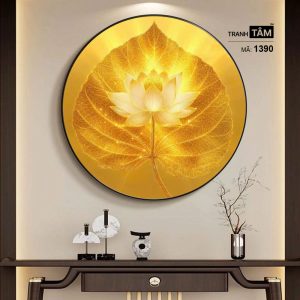 Hoa Sen | Tranh hộp đèn cao cấp | Mã tranh 1390 | Tranh TÂM - Ảnh 5