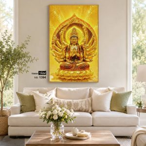 Chuẩn Đề Bồ Tát | Tranh hộp đèn cao cấp | Mã tranh 1394 | Tranh TÂM - Ảnh 4