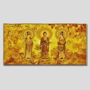 Tây Phương Tam Thánh | Tranh hộp đèn cao cấp | Mã tranh 1395  | Tranh TÂM