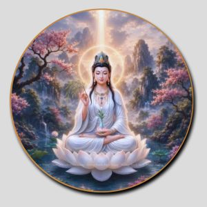 Quán Thế Âm Bồ Tát | Tranh hộp đèn cao cấp | Mã tranh 1400 | Tranh TÂM