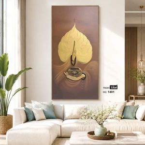 Lá bồ đề | Tranh hộp đèn cao cấp | Mã tranh 1401 | Tranh TÂM - Ảnh 5