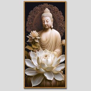 Phật Thích Ca Mâu Ni | Tranh hộp đèn cao cấp | Mã tranh 1405 | Tranh TÂM