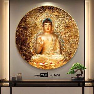 Phật A Di Đà | Tranh hộp đèn cao cấp | Mã tranh 1406 | Tranh TÂM - Ảnh 4