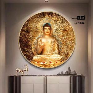 Phật A Di Đà | Tranh hộp đèn cao cấp | Mã tranh 1406 | Tranh TÂM - Ảnh 3